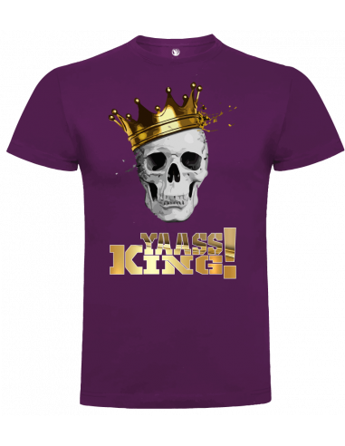 Camiseta calavera yaass king unisex