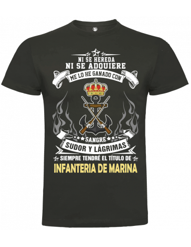 Camiseta infantería de marina unisex