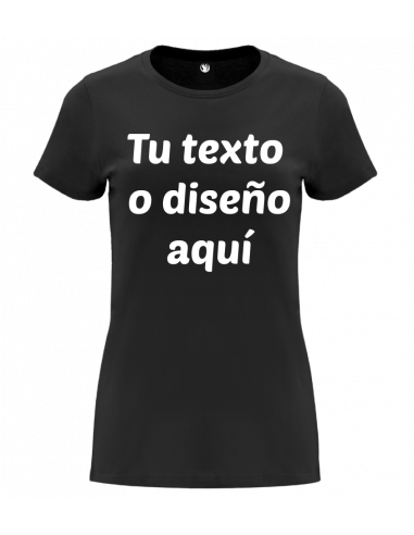 Camiseta mujer algodón personalizada