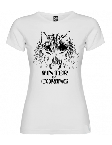 Camiseta Lobo winter mujer