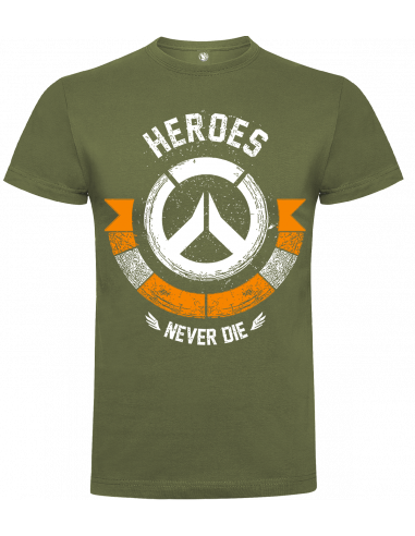 Camiseta Heroes Never Die Hombre