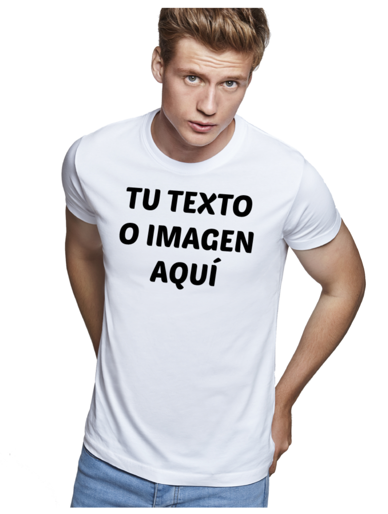Camiseta unisex algodón personalizada