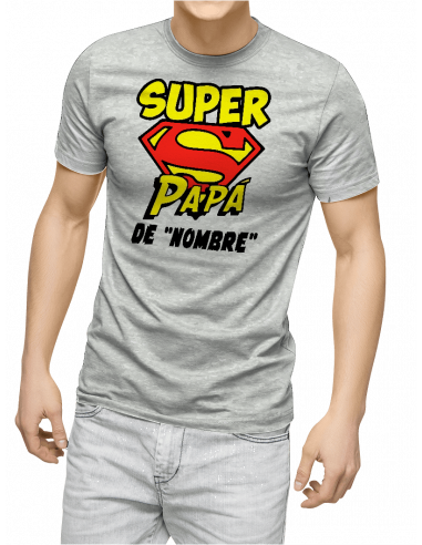 Camiseta Super Papá personalizada