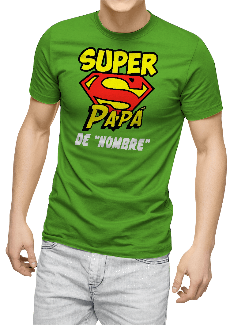 Camiseta Super Papá personalizada